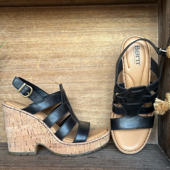 NEW Børn Women's Bernese Cage Wedge Sandal - Picture 9 of 16